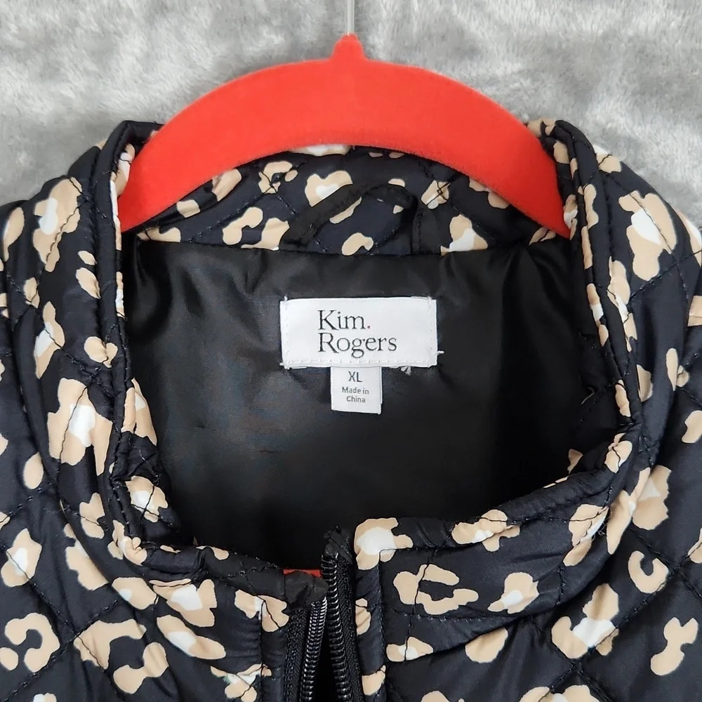 Kim Rogers animal print XL Strech vest - Picture 5 of 16